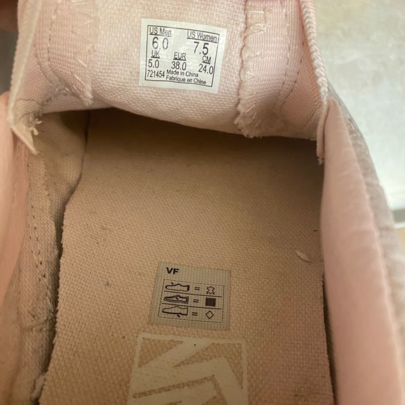 Vans Embossed Leather Slip Ons - Picture 3 of 8